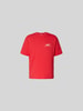 Closed Regular Fit T-Shirt mit Statement-Print Hellrot