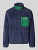 Polo Sport Sweatjack van teddybont Donkerblauw