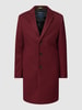 MCNEAL Mantel mit seitlichen Eingrifftaschen Bordeaux Rot
