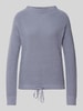 Jake*s Casual Strickpullover mit Stehkragen Lavender