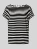 s.Oliver RED LABEL Relaxed Fit T-Shirt aus Viskose-Elasthan-Mix BLACK