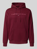 Tommy Jeans Regular fit hoodie van katoenmix Bordeaux