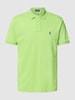 Polo Ralph Lauren Poloshirt mit Label-Stitching Apfelgrün