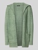 VERO MODA Regular Fit Cardigan mit Kapuze Modell 'DOFFY' Schilf Melange