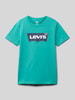 Levi’s® Kids T-Shirt mit Label-Print Lagune