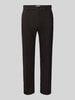 DRYKORN Straight Fit Stoffhose mit Viskose-Anteil Modell 'Ajend' Dunkelbraun