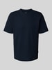 Tom Tailor Regular Fit T-Shirt aus Baumwoll-Mix Dunkelblau