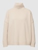 Weekend Max Mara Gebreide pullover met opstaande kraag, model 'BENITO' Zand