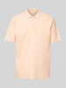 MCNEAL Regular Fit Poloshirt mit kurzer Knopfleiste Apricot Melange