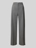 Raffaello Rossi Wide leg chino met wol, model 'MILARA' Donkergrijs