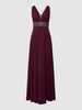 Jake*s Cocktail Abendkleid mit Rückenausschnitt Kirschrot