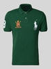 Polo Ralph Lauren Poloshirt met labelstitching Donkergroen