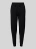 Christian Berg Woman Slim Fit Sweatpants aus Viskose-Mix Black