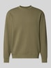 Selected Slim fit pullover van 100% katoen 'TOM' Olijfgroen