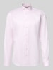 Jake*s Slim Fit Businesshemd mit extra langem Arm Hellrosa