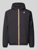 K-WAY Jas met logo en ritssluiting Zwart