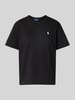 Polo Ralph Lauren T-Shirt mit Label-Stitching Black