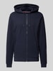 Tommy Hilfiger Bluza rozpinana z nadrukiem z logo Ciemnoniebieski