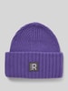 Roeckl Beanie mit Label-Badge Lila