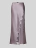 BOSS Orange Maxirok van satijn, model 'VLACE' Lila