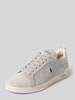 Polo Ralph Lauren sneakers van leermix Lichtgrijs