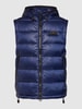 Peuterey Bodywarmer met labelapplicatie, model 'DONOMA NR 02' Marineblauw