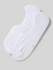 MCNEAL Kousenvoetjes in gemêleerde look in een set van 3 paar Wit