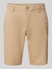 s.Oliver RED LABEL Tapered Fit Chino-Shorts mit Gesäßtaschen Sand