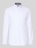 ETERNA Slim Fit Business-Hemd mit Kentkragen Weiss