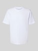Tom Tailor Regular Fit T-Shirt aus Baumwoll-Mix Weiss