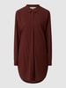 Soft Rebels Lange blouse met oversized schouders, model 'Freedom' Bordeauxrood