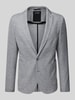 s.Oliver BLACK LABEL Slim Fit Anzugsakko aus meliertem Jersey Marine
