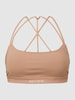 REVIEW Crop Top mit gekreuztem Rücken Taupe