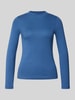 Christian Berg Woman Longsleeve mit Stehkragen Blau