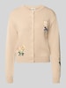 Weekend Max Mara Regular Fit Strickjacke aus Baumwoll-Mix Modell 'TEIERA' Sand