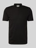 Drykorn Regular Fit Poloshirt mit Stehkragen Modell 'LOUIS 10' Black