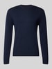 Jake*s Studio Men Regular Fit Pullover aus reiner Wolle Marine