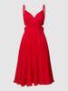 Luxuar Sukienka koktajlowa z wycięciem Czerwony