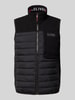 s.Oliver RED LABEL Regular fit bodywarmer met contrastdetails Zwart