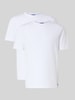 Hugo Blue Regular Fit T-Shirt Set im 2er-Pack Modell 'BLUE2_NAOLO' Weiss