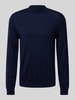 SELECTED HOMME Strickpullover mit Stehkragen Modell 'TRAY' Dunkelblau