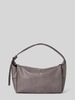 LIEBESKIND BERLIN Hobo Bag mit Label-Detail Modell 'LOU' Anthrazit