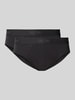 SLG Slip met label in band in een set van 2 stuks, model 'Base Brief' Antraciet