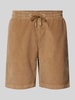 Mazine Regular Fit Shorts mit elastischem Bund Modell 'Gales' Beige