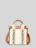 VALENTINO BAGS Handtasche mit Label-Details Modell 'CANDLE' Cognac
