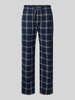 Christian Berg Men Regular fit pyjamabroek met elastische band Donkergroen