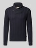 Jack & Jones Premium Gebreide pullover met opstaande kraag Marineblauw