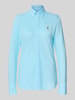 Polo Ralph Lauren Slim fit overhemdblouse met button-downkraag Turquoise