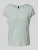 Vero Moda Comfort Fit T-Shirt mit Effekt Garn Modell 'LAVA' Schilf