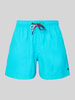 MCNEAL Relaxed Fit Badeshorts mit Logo-Stitching Tuerkis